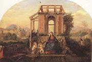 Ferdinand Olivier The Holy Family obn a working Day (mk45) oil painting